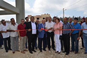 مشروع إفتتاح خزان المياه بتاريخ 09-08-2016 في بلدة أنصارية.