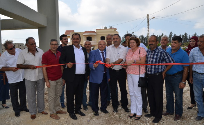 مشروع إفتتاح خزان المياه بتاريخ 09-08-2016 في بلدة أنصارية.