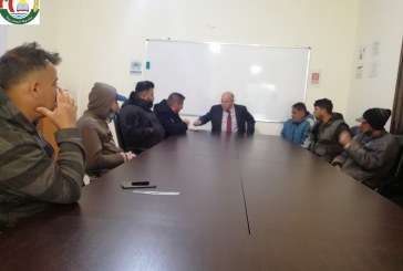 الإجتماع الدوري لرئيس البلدية مع الموظفين والعمال .