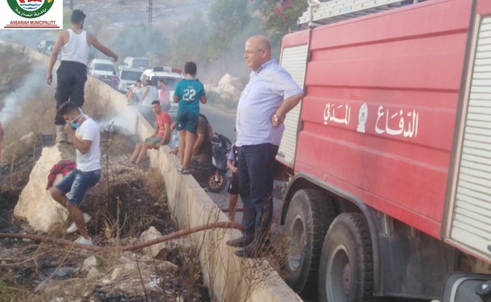 إندلاع حريق في حرج البلدة .