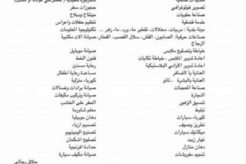 دورات تدريب مهني معجل للطلاب المتسربين من المدارس