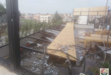 أضرار بفعل العاصفة